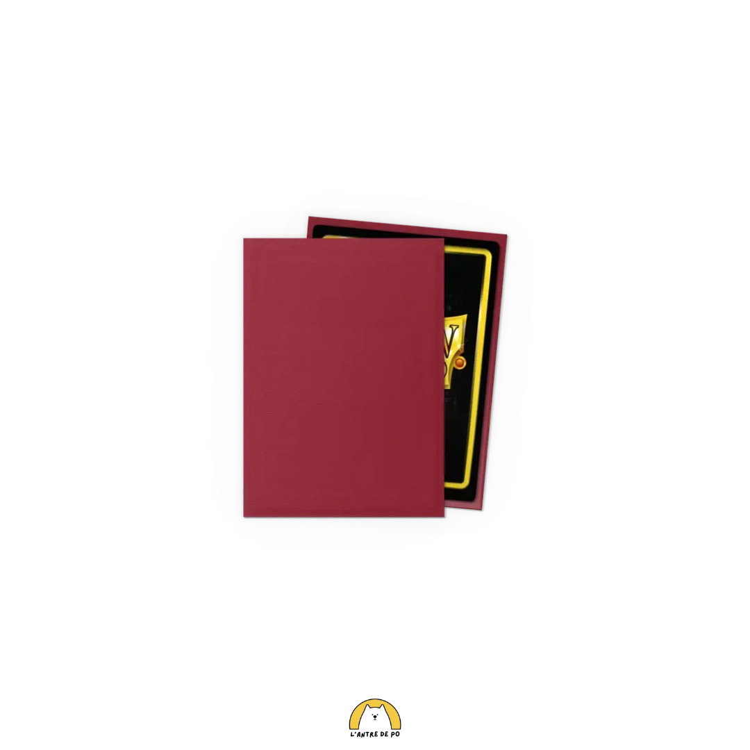 Sleeves Dragon Shield Matte : Blood Red 2 Sleeves Dragon Shield Matte : Blood Red – Image 2