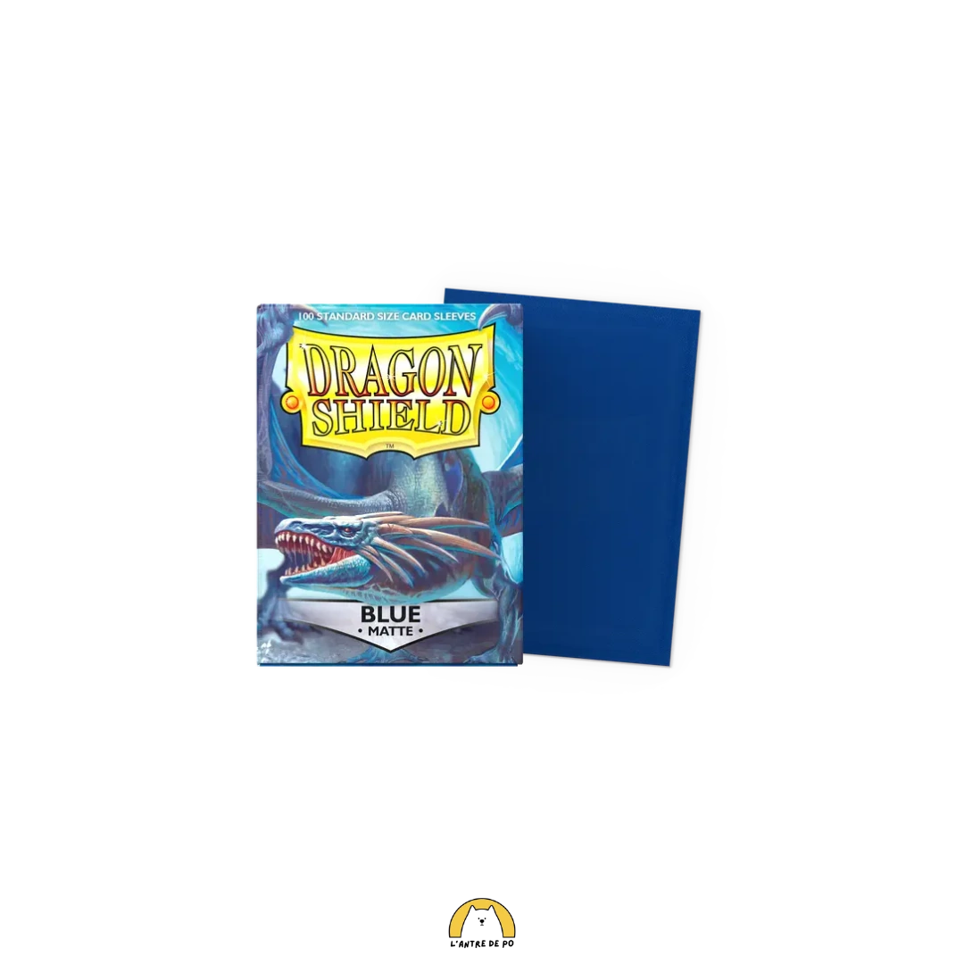 Sleeves Dragon Shield Matte : Blue 1 Dragon Shield Blue