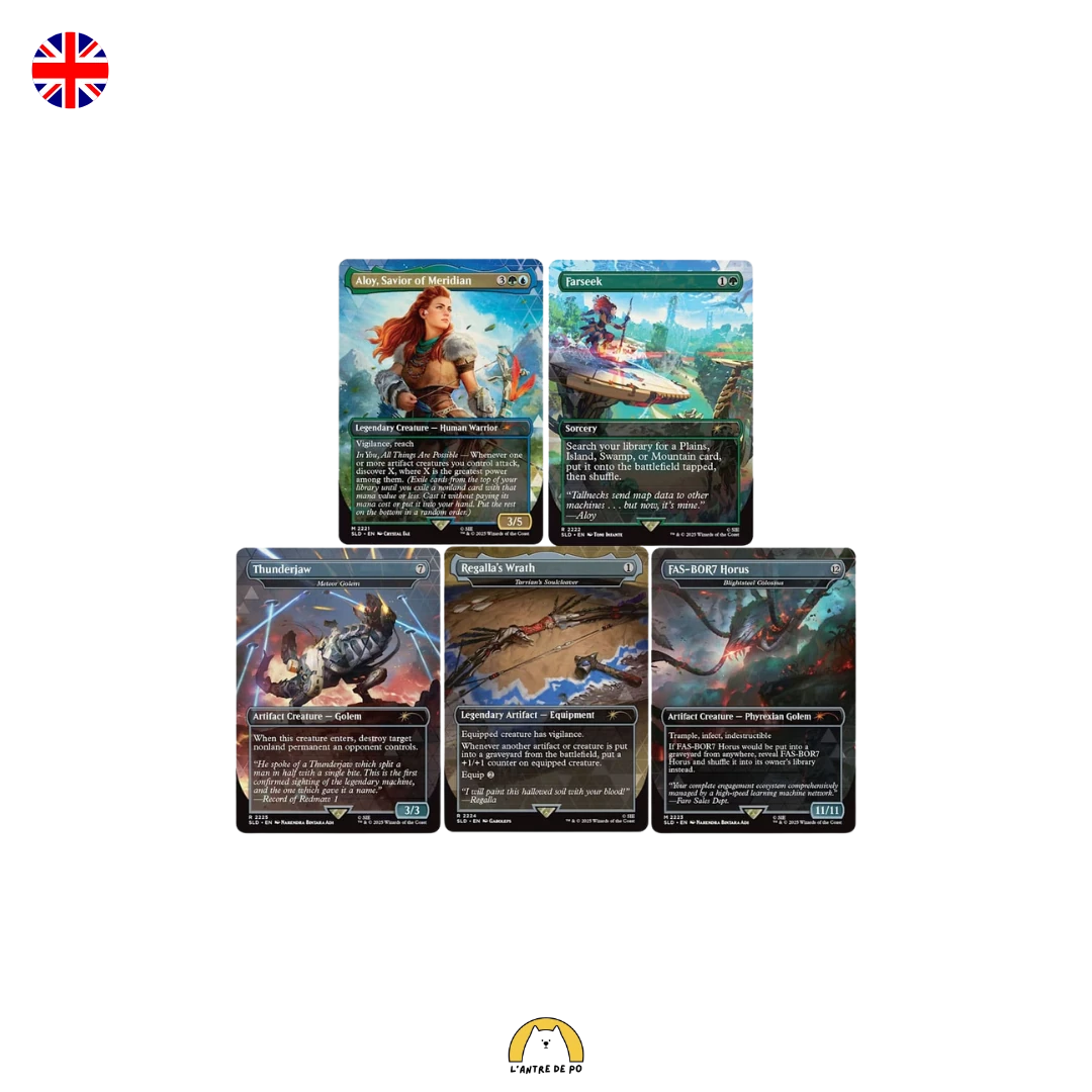 Magic the Gathering Secret Lair x PlayStation: Horizon: Into the Forbidden West (EN) 1 Secret-Lair-Play-Station-Horizon (1)