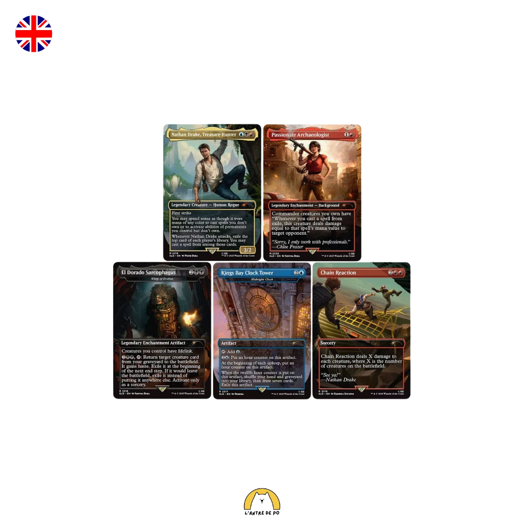 Magic the Gathering Secret Lair x PlayStation: Uncharted (EN) 1 Secret-Lair-Play-Station-Uncharted (1)