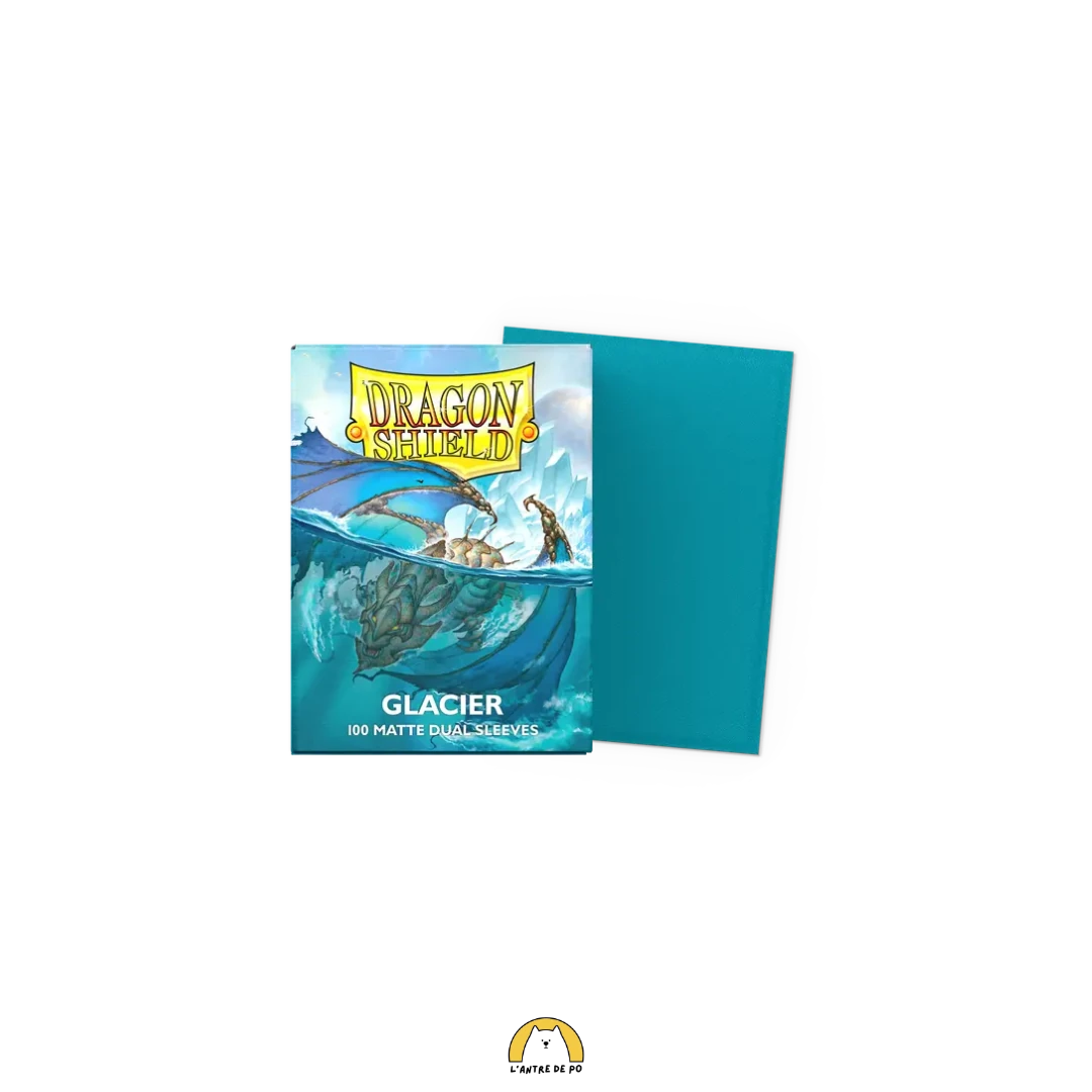 Sleeves Dragon Shield Matte Dual : Glacier 1 Sleeves-Dragon-Shield (3)
