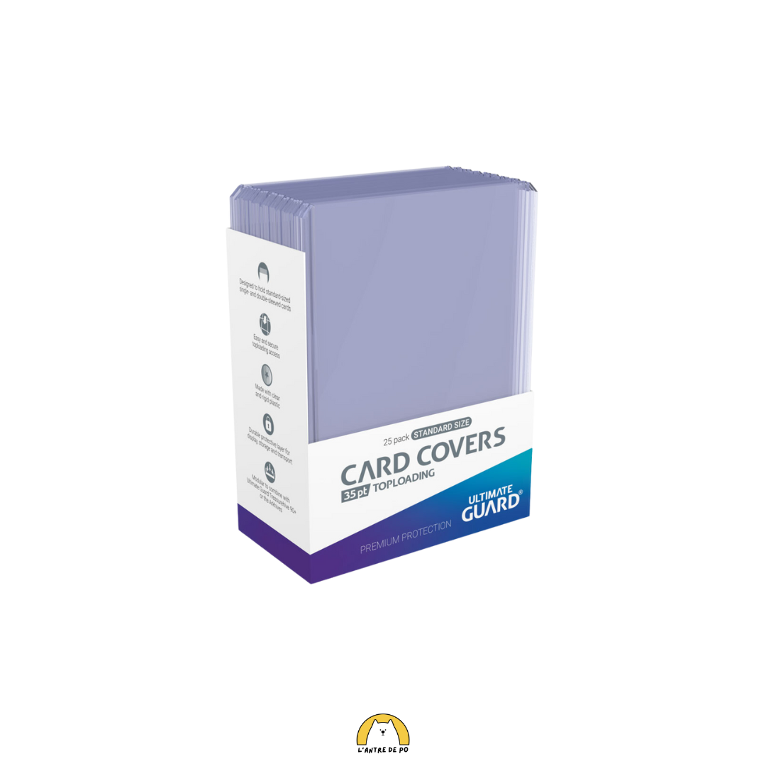 Toploader Ultimate Guard taille standard 35 pt (x25) 1 Toploader 1