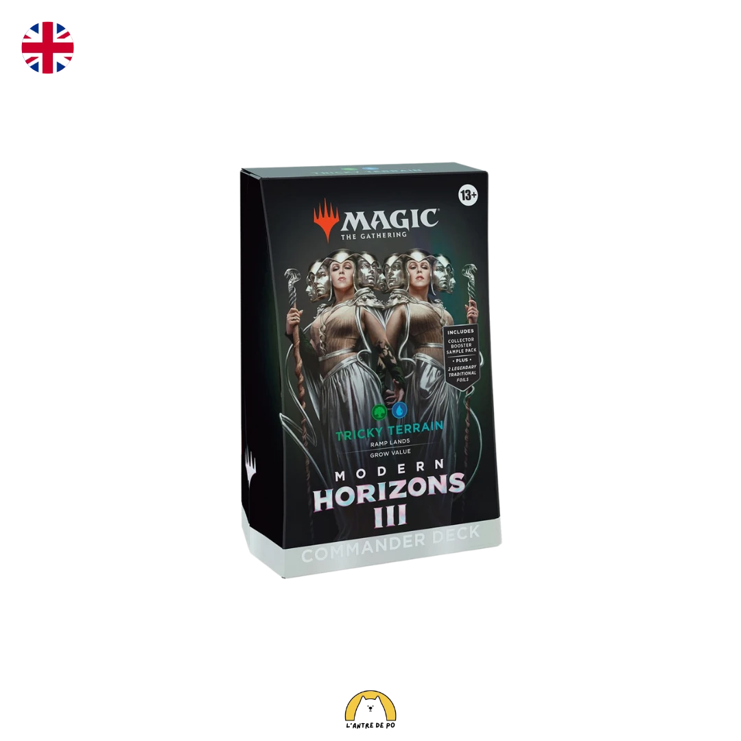 Deck Commander : Horizons du Modern III - Tricky terrain (EN) 1 Deck Magic Modern Horizons 3 Tricky terrain