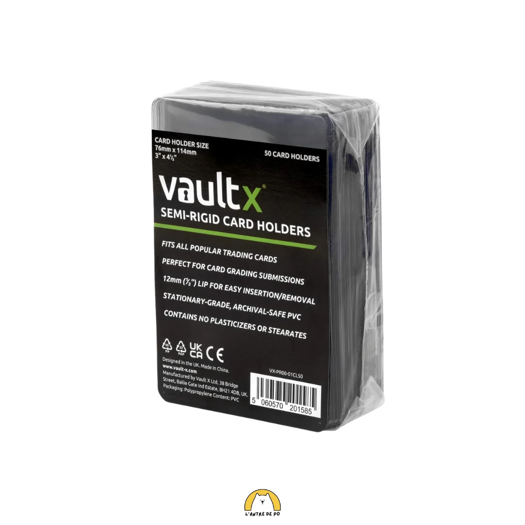 Protections semi-rigides fines pour cartes (Card Saver) | Vault X 1 Card_Saver