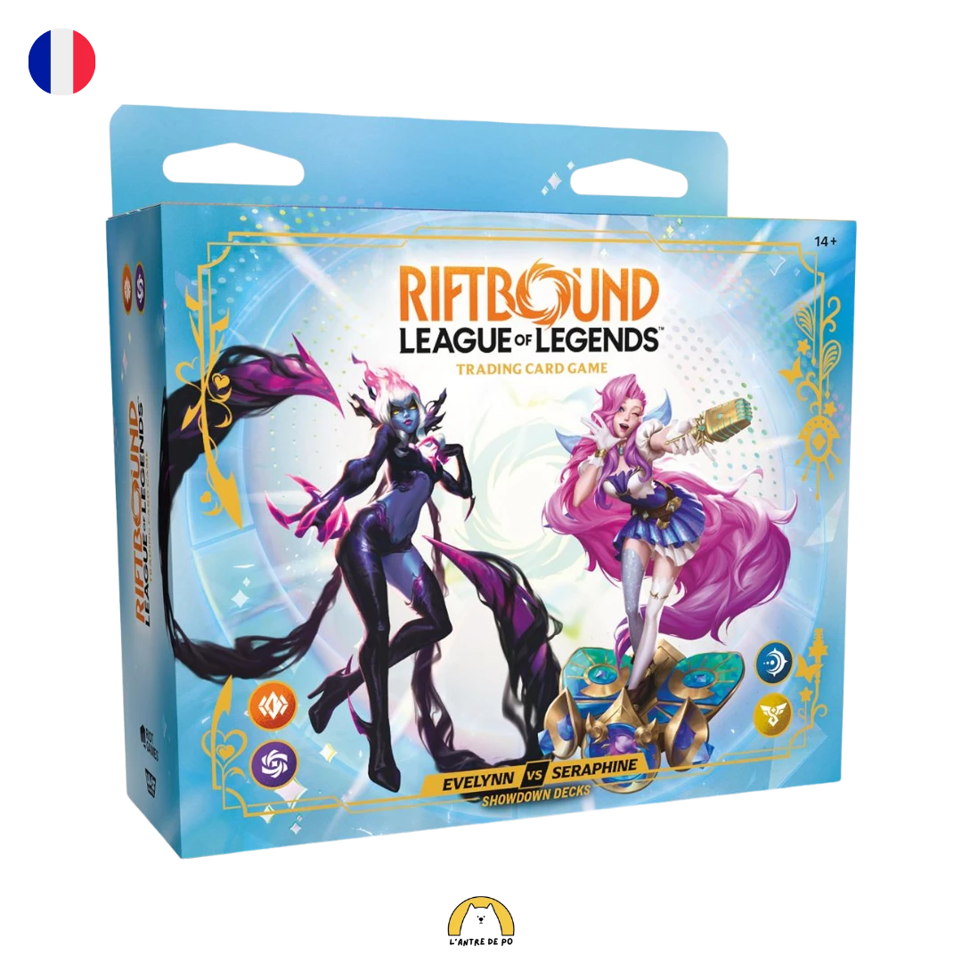 Précommande - Showdown Deck Riftbound : Radiance – Evelynn & Seraphine (FR) 1 Deck_Showdown_Riftbound_Radiance_FR