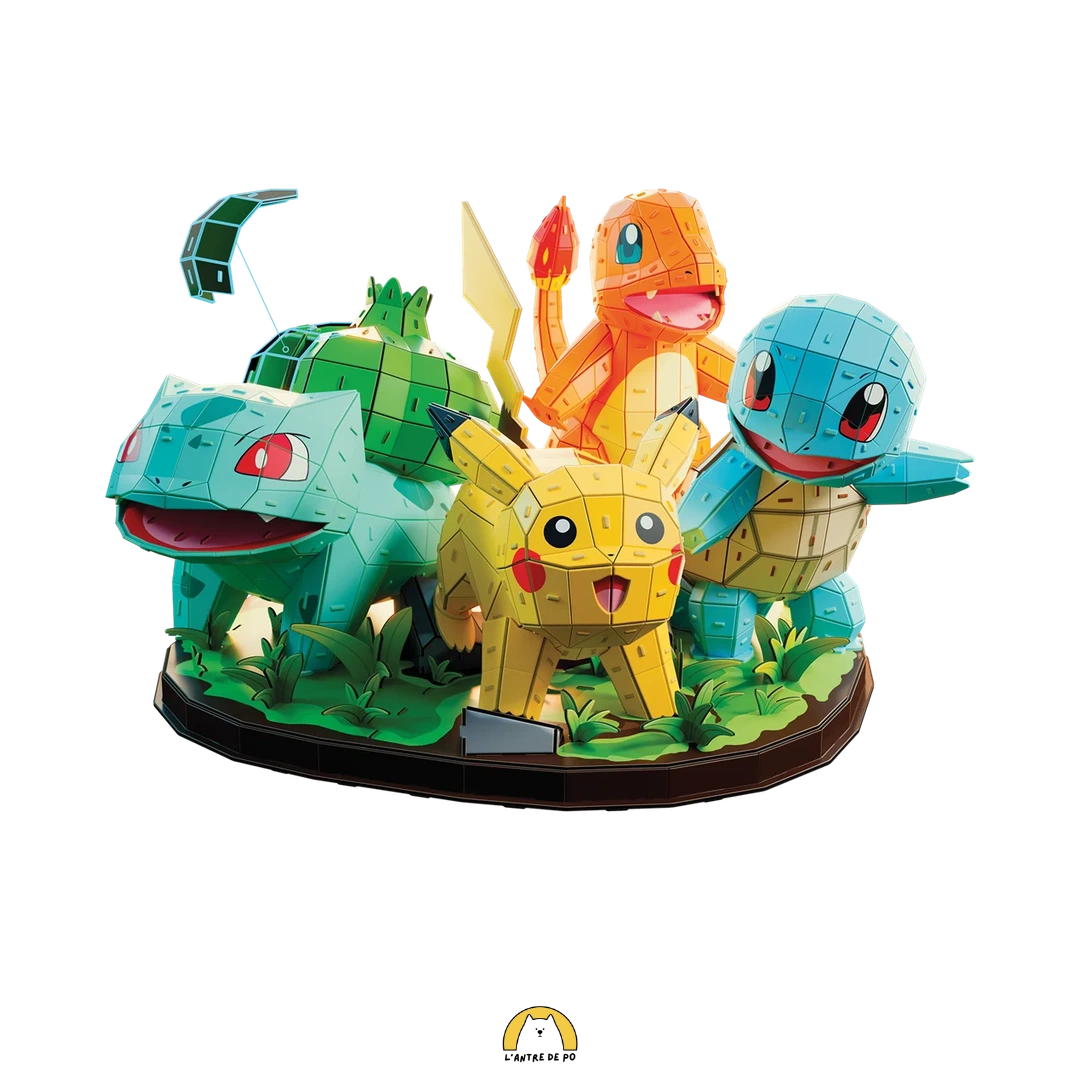 4D Build Pokémon - Diorama Région Kanto 1 51-4d-build-pokemon-diorama-kanto