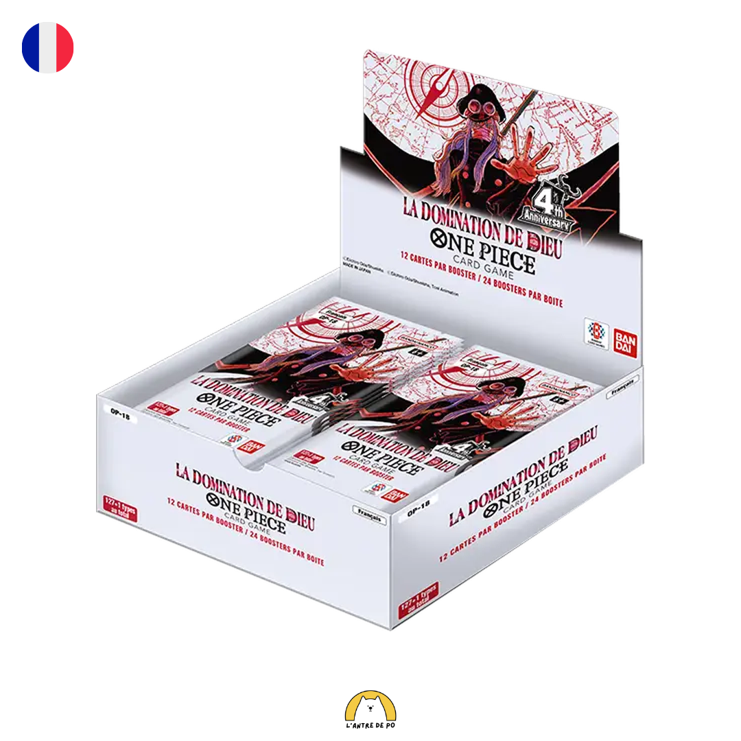 Précommande - One Piece - OP-18 La Domination de Dieu - Display de 24 boosters (FR) 1 one-piece-op18-la-domination-de-dieu-display-24-boosters-fr