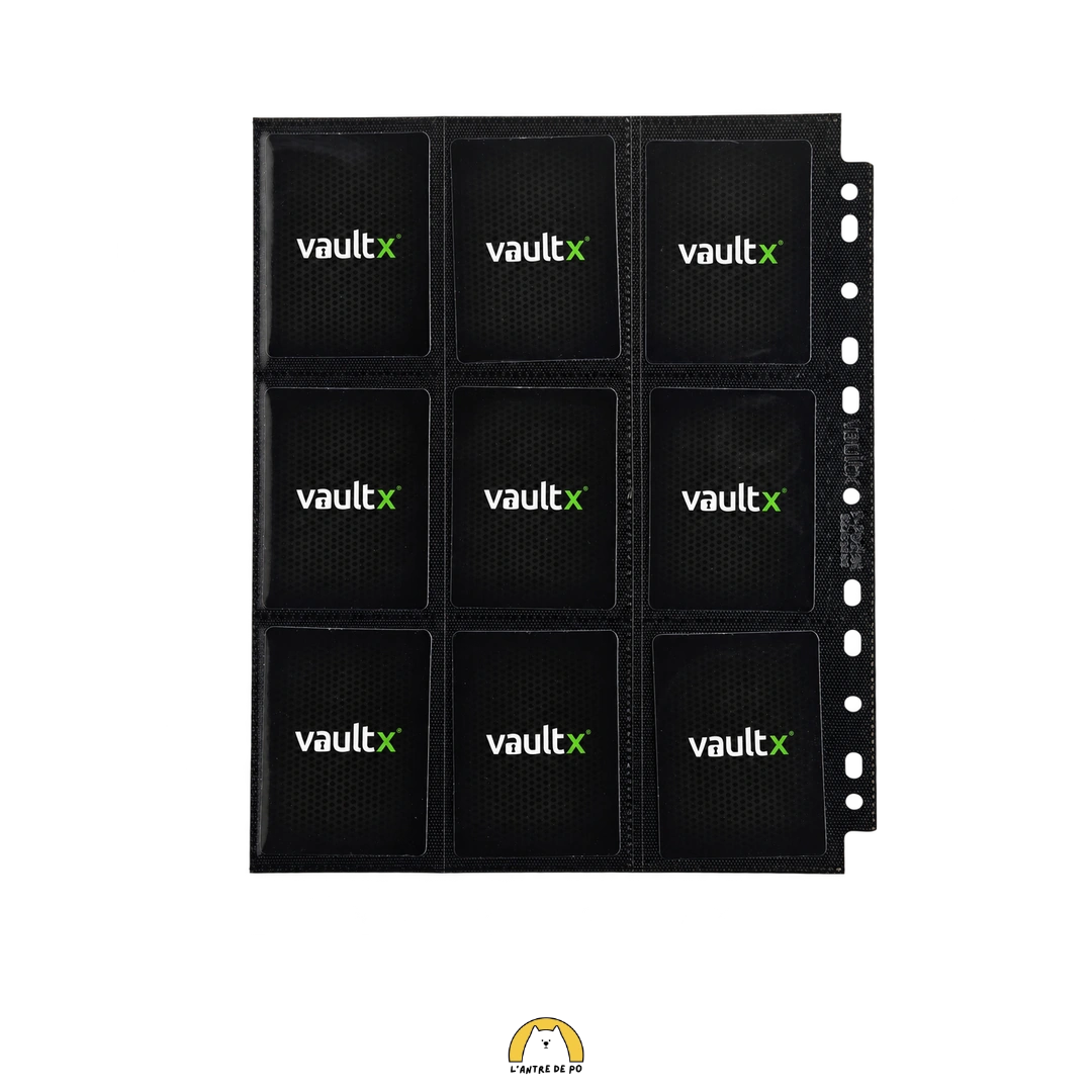 Vault X - Recharges de classeur Sideloaders 9 pochettes - 50 pages - Noir 2 vault-x-sideloaders-50-pages-noir