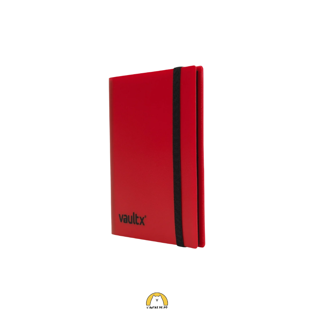Vault X - Classeur Strap 160 cartes - Couleur au choix 1 vault-x-strap-160-cartes-rouge
